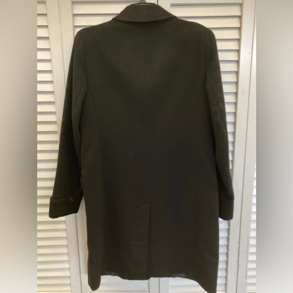 Ralph Lauren Classic Black Wool Blend Pea Coat Size 2 - Picture 4 of 5